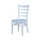 International Concepts 36 in. Solid Wood Round Extension Dining Table with 2 Dining Chairs in White K08-36RXT-23B-C617-2 - alternate 4
